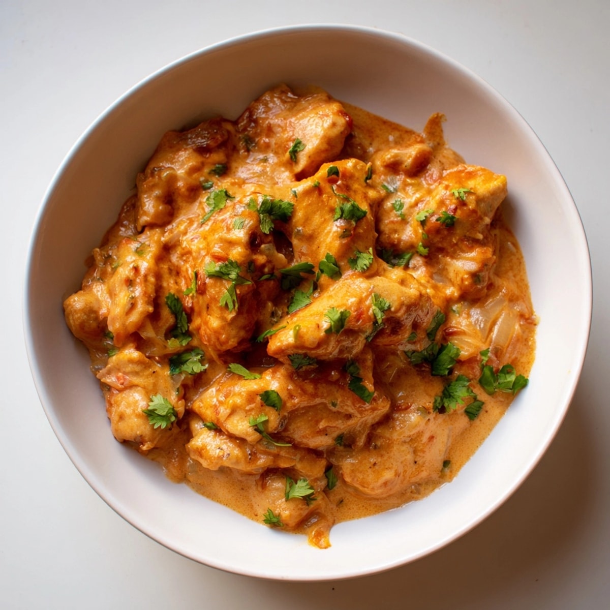 Savor the warmth of homemade Butter Chicken Curry; a creamy, comforting meal perfect with naan.