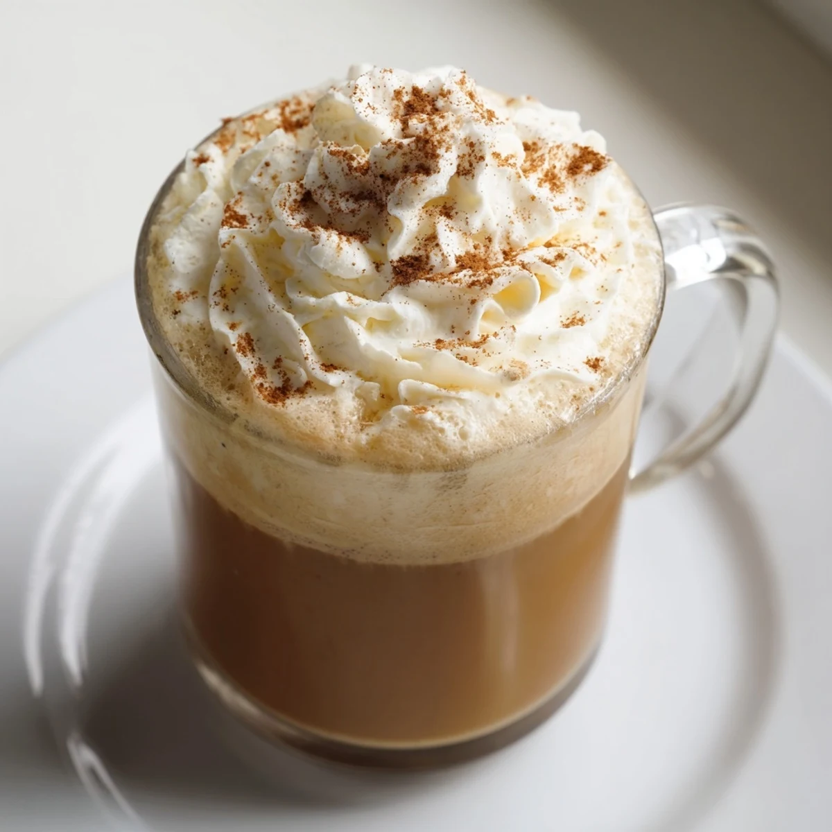 Enjoy the warmth: A perfectly crafted latte spiced, swirled with aromatic spice-infused milk and creamy foam.