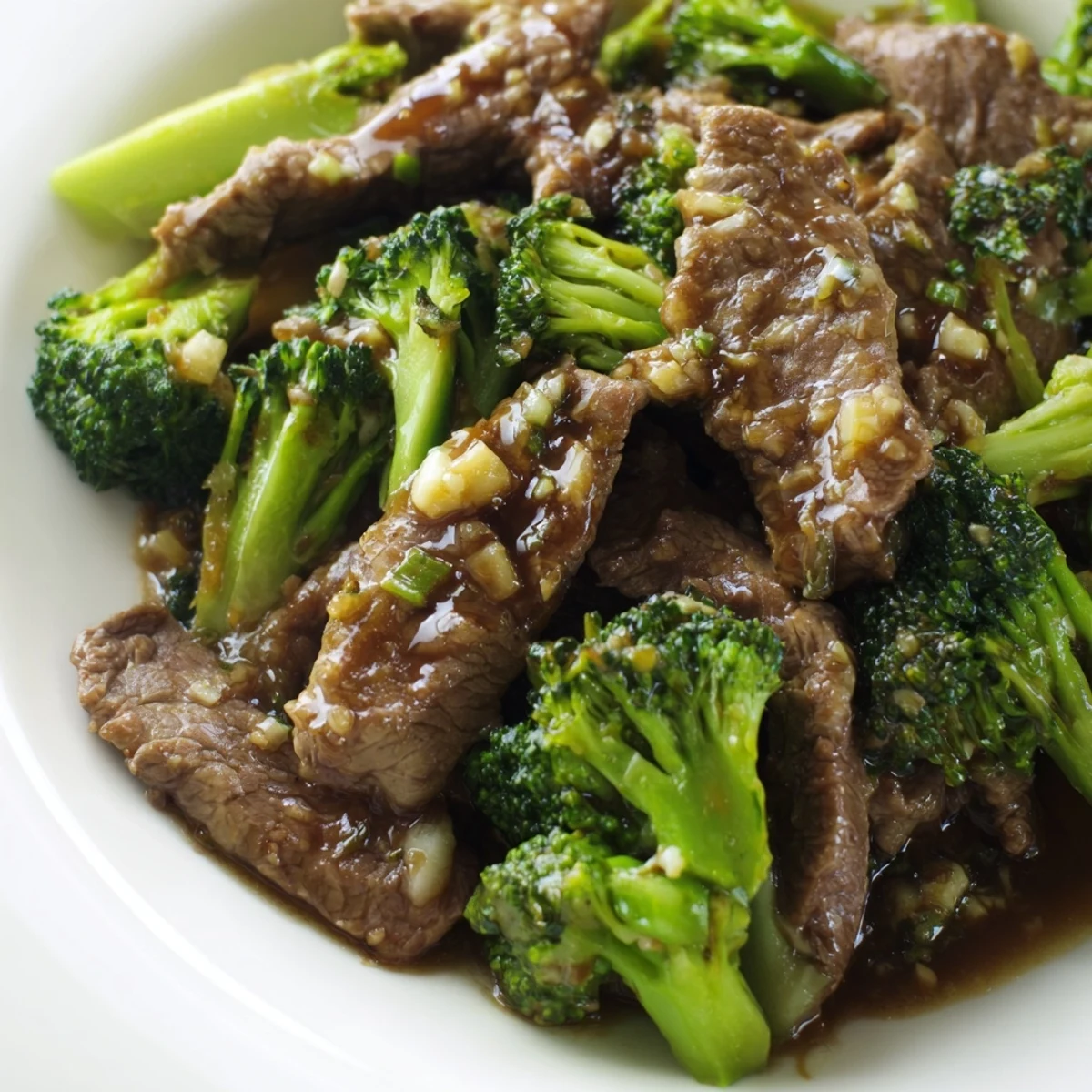 Tender beef and crisp broccoli florets tossed in a glossy, savory oyster sauce glaze for a quick weeknight meal.