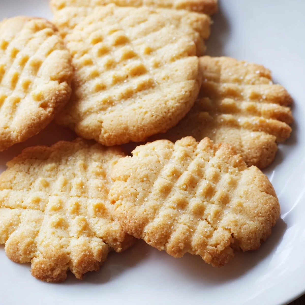 Delicious low-carb Keto Butter Cookies served on a dessert plate, perfect for a keto-friendly sweet treat.