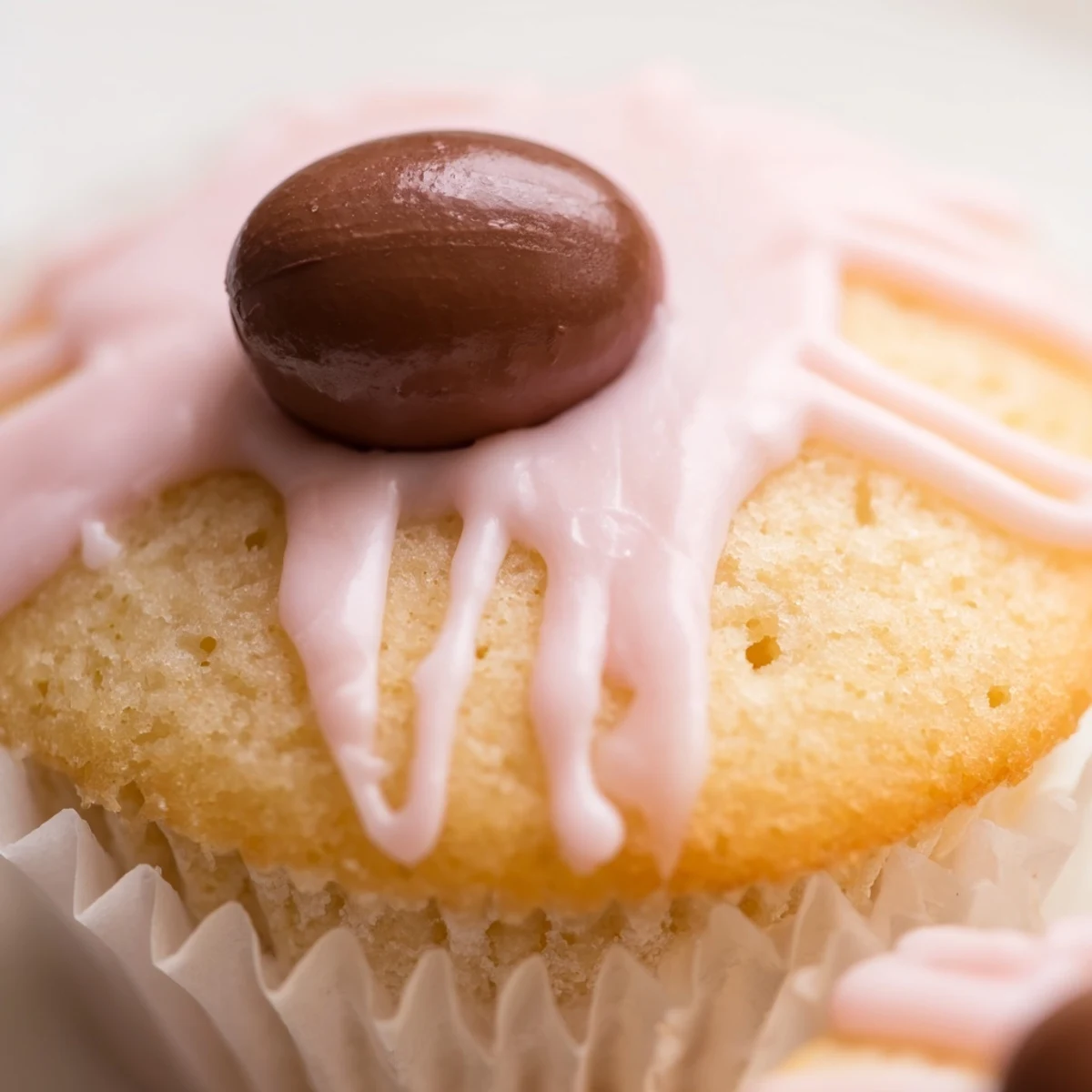 Individually sized Easter celebration treats featuring smooth vanilla glaze and festive holiday garnishes