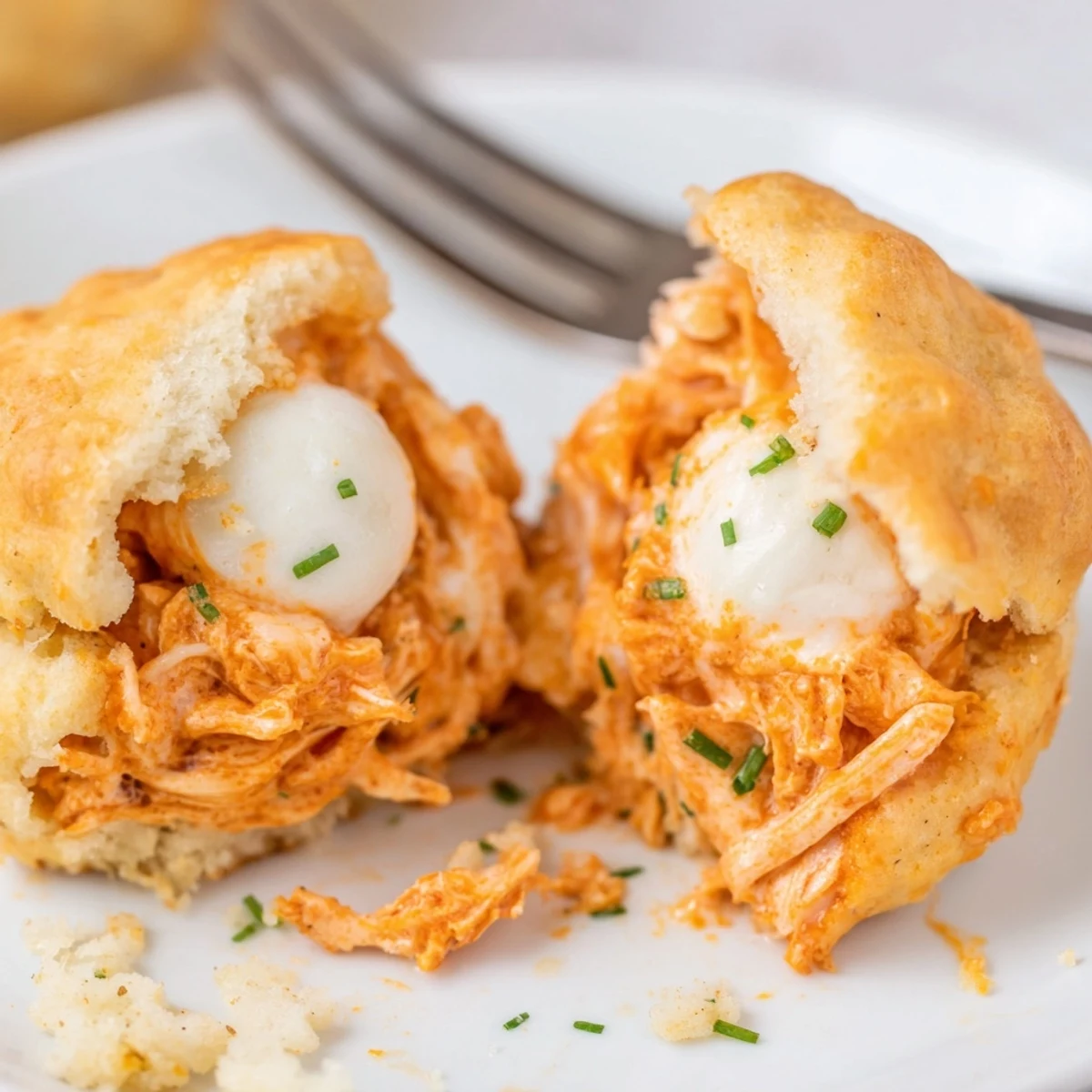 Buffalo Chicken Mozzarella Bombs For Game Day Bliss served warm with ranch dip