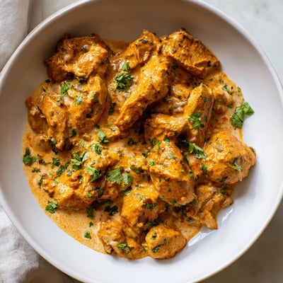 Delicious Butter Chicken Curry recipe: A rich, aromatic Indian dish served with fluffy basmati rice.