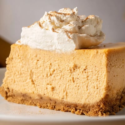 Pumpkin Spice Christmas Cheesecake