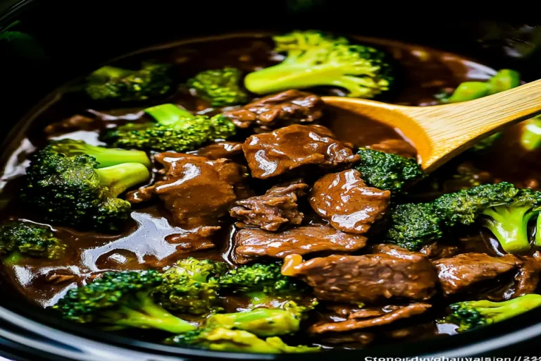 Crock Pot Beef and Broccoli