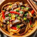 Homemade Beef Lo Mein