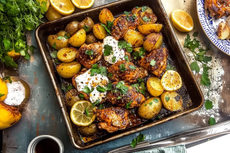 Lemon Balsamic Chicken and Potatoes