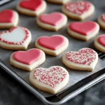 Valentine’s Heart-Shaped Sugar Cookies